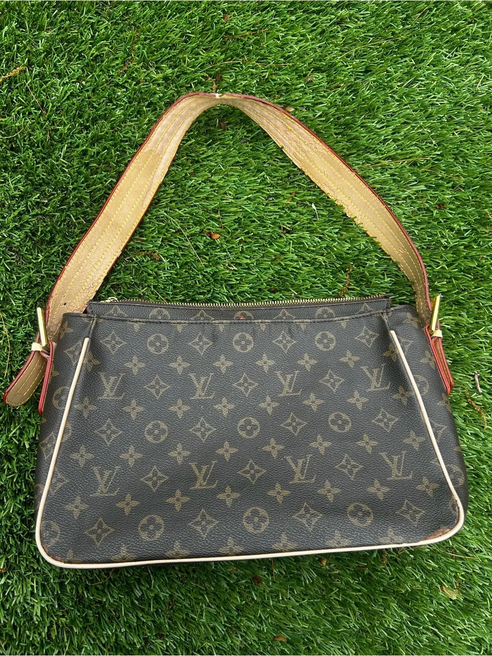 Louis Vuitton Monogram Messenger Bag in Brown and Tan